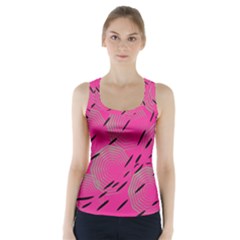 Background Pattern Texture Design Racer Back Sports Top