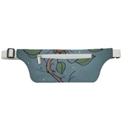 Fantasy Flower Drawing Active Waist Bag by dflcprintsclothing