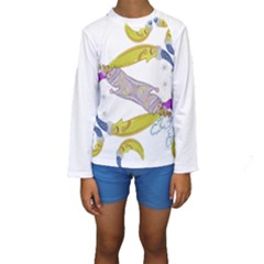 Komar 1 Kids  Long Sleeve Swimwear by imanmulyana