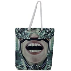 Cyborg At Surgery Full Print Rope Handle Tote (large) by dflcprintsclothing