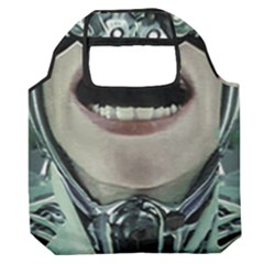 Cyborg At Surgery Premium Foldable Grocery Recycle Bag by dflcprintsclothing