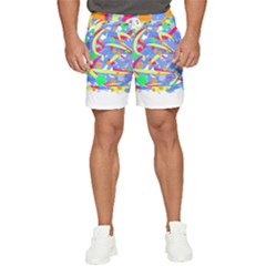 Abstact Pattern T- Shirt Abstact Pattern T- Shirt Men s Runner Shorts