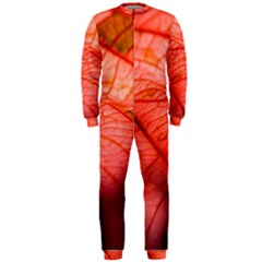 Leaf Copper Leaf Plant Nature Onepiece Jumpsuit (men)