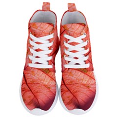 Leaf Copper Leaf Plant Nature Women s Lightweight High Top Sneakers