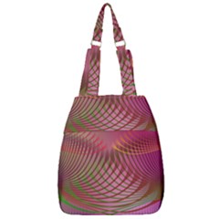 Illustration Pattern Abstract Colorful Shapes Center Zip Backpack