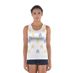 Abstract Arrow Pastel Pattern T- Shirt Abstract Arrow Pastel Pattern T- Shirt Sport Tank Top 