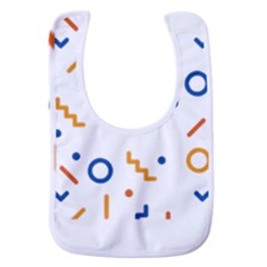 Abstract Dots And Line Pattern T- Shirt Abstract Dots And Line Pattern 4 Baby Bib