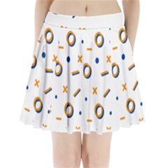 Abstract Dots And Line Pattern T- Shirt Abstract Dots And Line Pattern T- Shirt Pleated Mini Skirt by maxcute