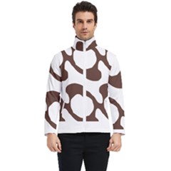 Abstract Pattern Beige Swirl T- Shirt Abstract Pattern Beige Swirl T- Shirt Men s Bomber Jacket