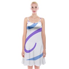 Abstract Pattern Blue And Gray T- Shirt Abstract Pattern Blue And Gray T- Shirt Spaghetti Strap Velvet Dress