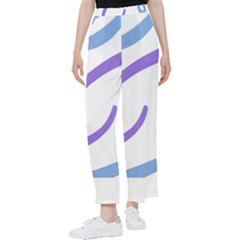 Abstract Pattern Blue And Gray T- Shirt Abstract Pattern Blue And Gray T- Shirt Women s Pants 