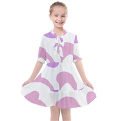 Abstract Pattern Mixed Colored Swirl T- Shirt Abstract Pattern Mixed Colored Swirl T- Shirt Kids  All Frills Chiffon Dress