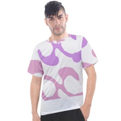 Abstract Pattern Mixed Colored Swirl T- Shirt Abstract Pattern Mixed Colored Swirl T- Shirt Men s Sport Top by maxcute