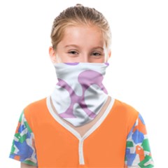 Abstract Pattern Mixed Colored Swirl T- Shirt Abstract Pattern Mixed Colored Swirl T- Shirt Face Covering Bandana (Kids)