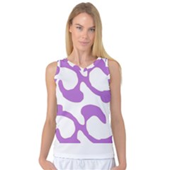 Abstract Pattern Purple Swirl T- Shirt Abstract Pattern Purple Swirl T- Shirt Women s Basketball Tank Top by maxcute