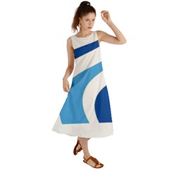 Abstract Pattern T- Shirt Abstract Pattern 5 Summer Maxi Dress