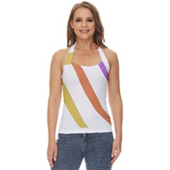 Abstract Pattern T- Shirt Abstract Pattern 6 Basic Halter Top