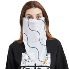 Abstract Pattern T- Shirt Abstract Pattern T- Shirt Face Covering Bandana (triangle) by maxcute