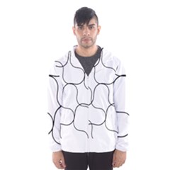 Abstract Pattern T- Shirt Abstract Pattern2 Men s Hooded Windbreaker by maxcute