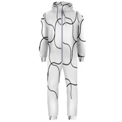 Abstract Pattern T- Shirt Abstract Pattern2 Hooded Jumpsuit (men) by maxcute