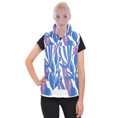 Abstract Patterns T- Shirt Orange Aquatic Print T- Shirt Women s Button Up Vest by maxcute