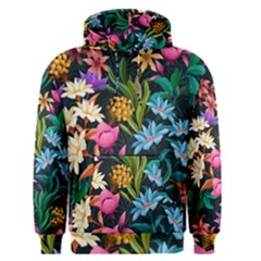 Floral Print  Men s Core Hoodie by BellaVistaTshirt02