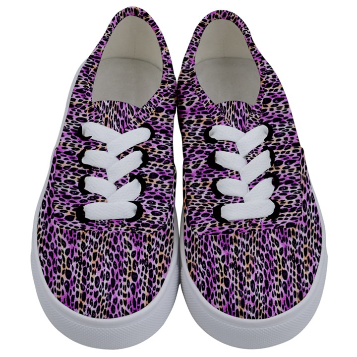 Leopard Kids  Classic Low Top Sneakers