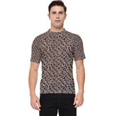 Purple Leopard 05 Men s Short Sleeve Rash Guard by DinkovaArt