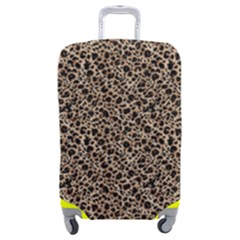 Purple Leopard 05 Luggage Cover (medium) by DinkovaArt