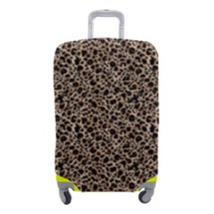 Purple Leopard 05 Luggage Cover (small) by DinkovaArt