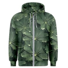 Leaves Closeup Background Photo1 Men s Zipper Hoodie by dflcprintsclothing