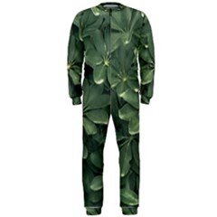 Leaves Closeup Background Photo1 Onepiece Jumpsuit (men) by dflcprintsclothing