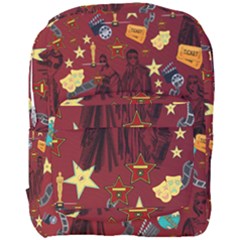 Dark Red Celebrity  Full Print Backpack by PollyParadiseBoutique7