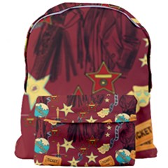 Dark Red Celebrity  Giant Full Print Backpack by PollyParadiseBoutique7