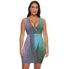 Abstract Pattern  Draped Bodycon Dress by artworkshop