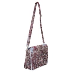 Almond Tree Flower Shoulder Bag With Back Zipper by artworkshop
