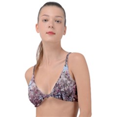 Almond Tree Flower Knot Up Bikini Top by artworkshop