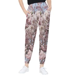 Almond Tree Flower Tapered Pants