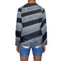 Pattern with a cement staircase Kids  Long Sleeve Swimwear View2