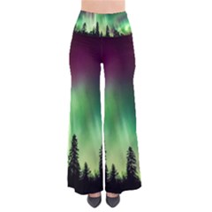 Aurora Borealis Northern Lights Nature So Vintage Palazzo Pants