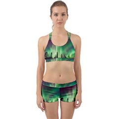 Aurora Borealis Northern Lights Nature Back Web Gym Set