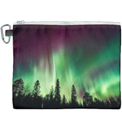 Aurora Borealis Northern Lights Nature Canvas Cosmetic Bag (xxxl)
