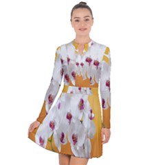 Boards Decoration Flower Flower Room Long Sleeve Panel Dress by artworkshop