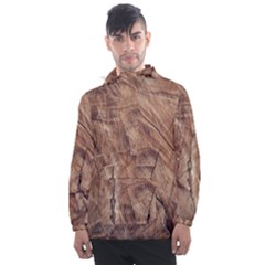 Brown Close Up Hd Wallpaper Surface Men s Front Pocket Pullover Windbreaker by artworkshop