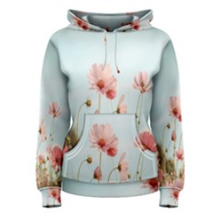Cosmos Flower Blossom In Garden Women s Pullover Hoodie by artworkshop