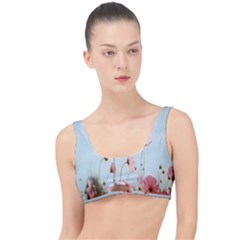 Cosmos Flower Blossom In Garden The Little Details Bikini Top by artworkshop