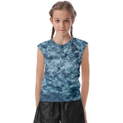 Water Splash Texture  Kids  Raglan Cap Sleeve Tee by artworkshop