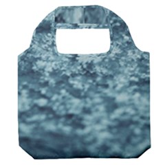 Water Splash Texture  Premium Foldable Grocery Recycle Bag by artworkshop