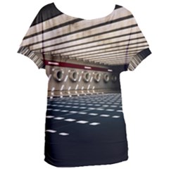 Dark Tunnels Within A Tunnel Women s Oversized Tee by artworkshop