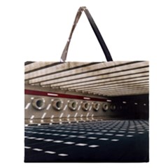 Dark Tunnels Within A Tunnel Zipper Large Tote Bag by artworkshop
